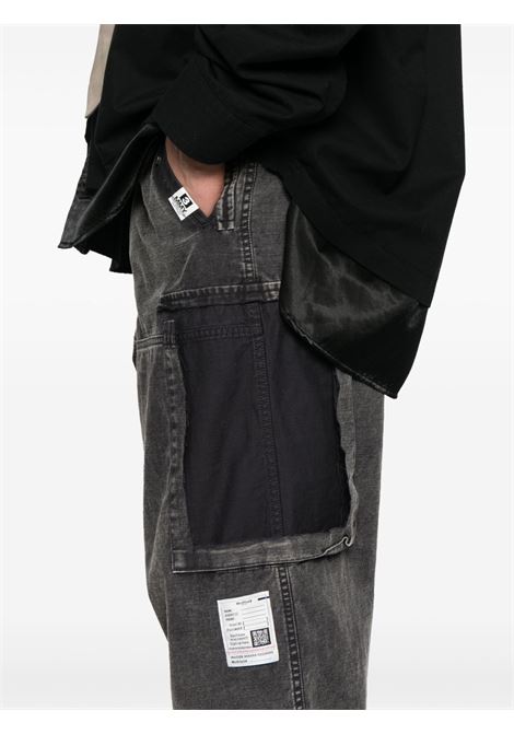 pantaloni cargo uomo neri MAISON MIHARA YASUHIRO | J14PT172BLACK